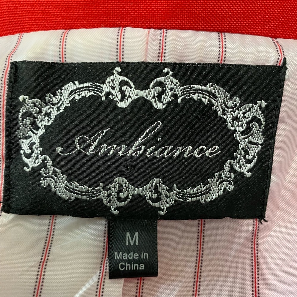 Ambiance red blazer